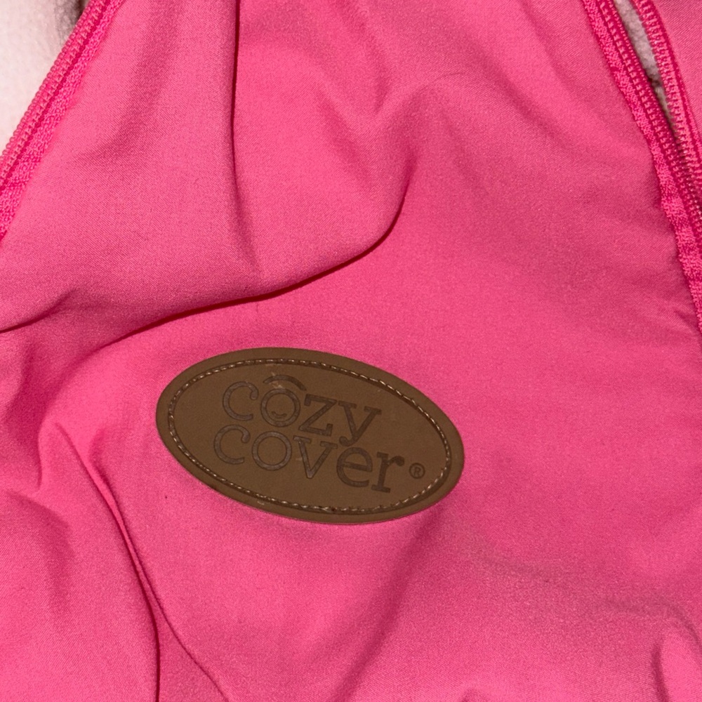 Cozy Cover Pink Infant Car Seat Cover - Picture 2 of 3